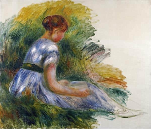 Alice Gamby en el jardín, joven sentada en la hierba – Pierre-Auguste Renoir Pierre-Auguste Renoir 2024-09-20 2