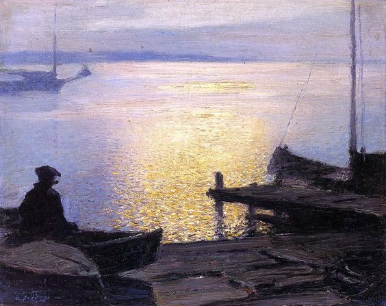 A lo largo del río Mystic – Edward Henry Potthast Edward Henry Potthast 2024-11-21