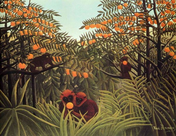 Monos en la naranjera – Henri Rousseau Henri Rousseau 2024-11-21