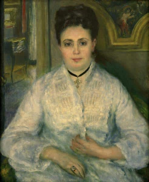 Madame Choquet en blanco – Pierre-Auguste Renoir Pierre-Auguste Renoir 2024-09-20