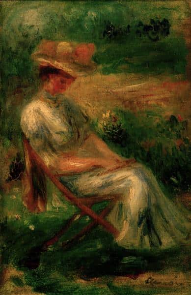 Mujer sentada en el jardín – Pierre-Auguste Renoir Pierre-Auguste Renoir 2024-09-20 2