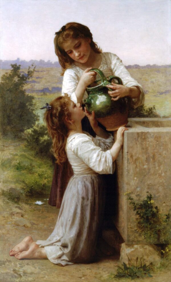 «En la fuente – William Bouguereau» William Bouguereau 2024-11-08