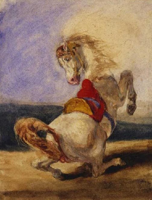 Caballo encabritado – Eugène Delacroix Eugène Delacroix 2024-11-21