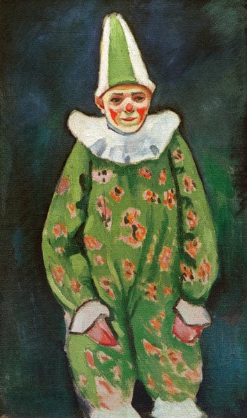 Payaso en traje verde – August Macke August Macke 2024-09-20