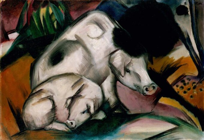 Dos cerdos blancos – Franz Marc Franz Marc 2024-09-19