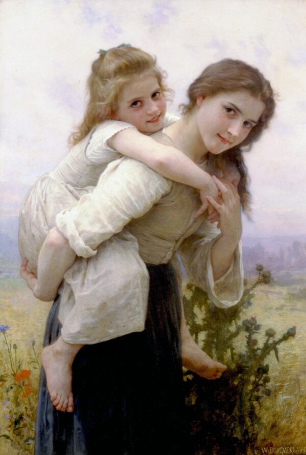 «No demasiado pesado de llevar – William Bouguereau» William Bouguereau 2024-11-21