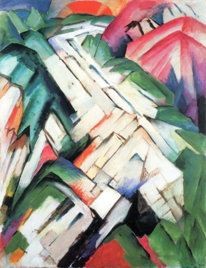 Paisaje de montaña – Franz Marc Franz Marc 2024-09-19