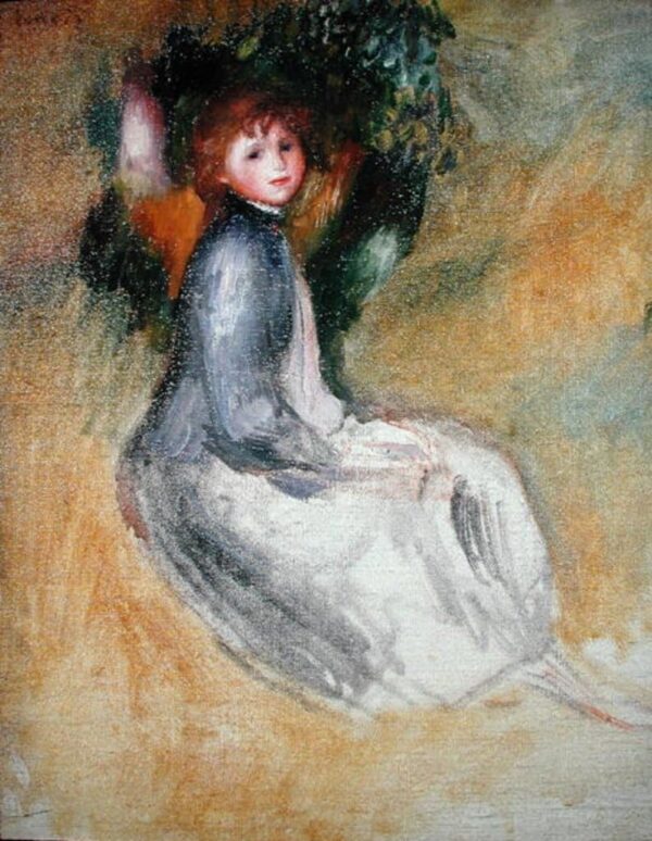 Chica joven sentada – Pierre-Auguste Renoir Pierre-Auguste Renoir 2024-11-21