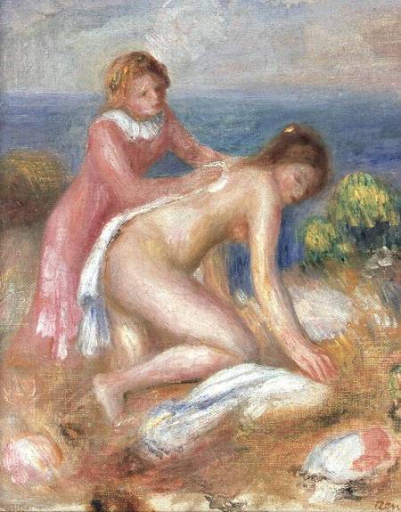 Un bañista y una sirvienta – Pierre-Auguste Renoir Pierre-Auguste Renoir 2024-11-21