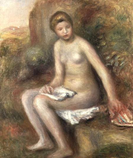 Bañista en una roca – Pierre-Auguste Renoir Pierre-Auguste Renoir 2024-09-19