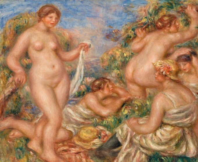 Composición, cinco bañistas – Pierre-Auguste Renoir Pierre-Auguste Renoir 2024-09-19