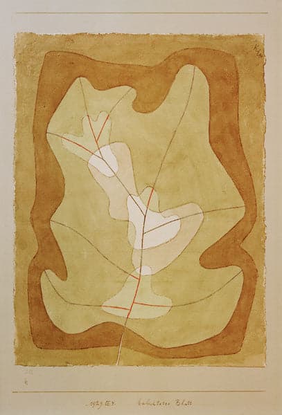 «Hoja iluminada – Paul Klee» Paul Klee 2024-11-21