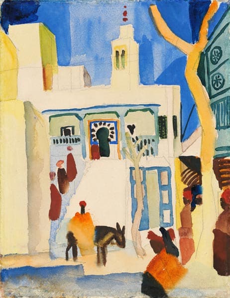 Vista de una mezquita – August Macke August Macke 2024-09-20