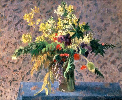 Ramo de flores con capullos de amapolas e iris – Camille Pissarro Camille Pissarro 2024-09-20