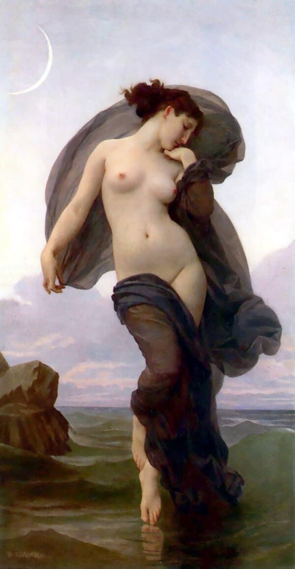 Humeur crepuscular, crepuscular o del atardecer – William Bouguereau Pinturas Populares 2024-11-21