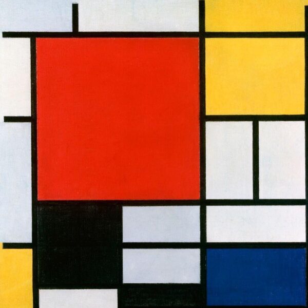 Composición II en rojo, azul y amarillo – Mondrian Piet Mondrian 2024-11-21