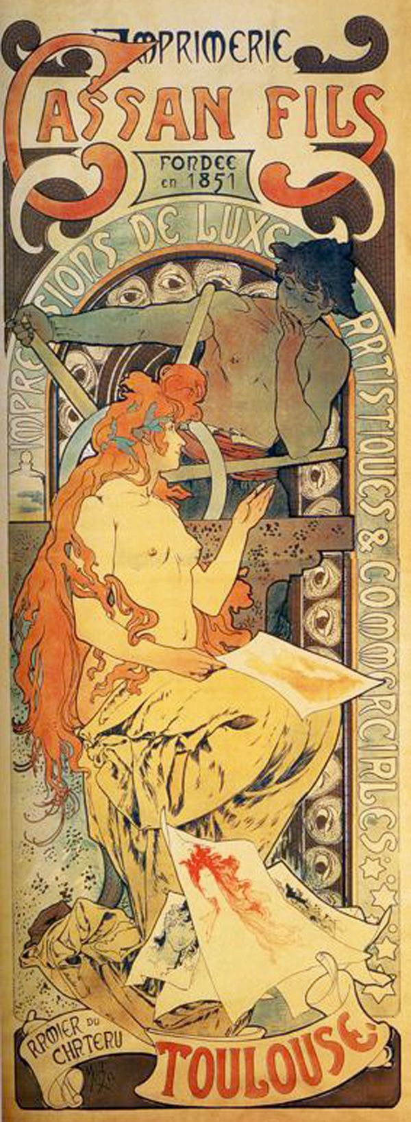 La Imprenta Cassan Fils – Mucha Alfons Mucha 2024-11-21