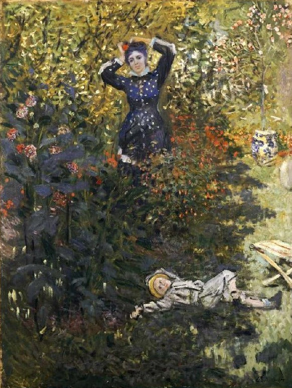 Camille y Jean Monet en el jardín de Argenteuil – Claude Monet Claude Monet 2024-09-19