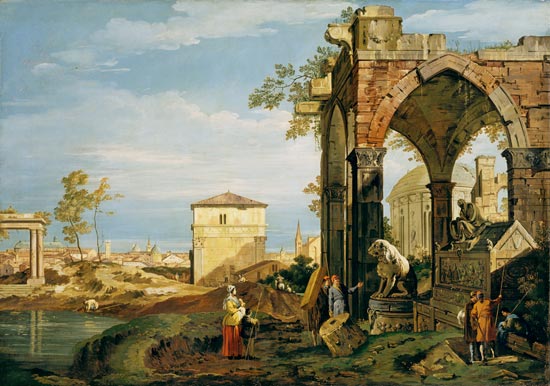 Capriccio con motivos de Padua – Giovanni Antonio Canal Canaletto 2024-11-21