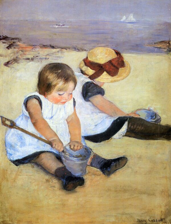 Niños jugando en la playa – Mary Cassatt Mary Cassatt 2024-11-21