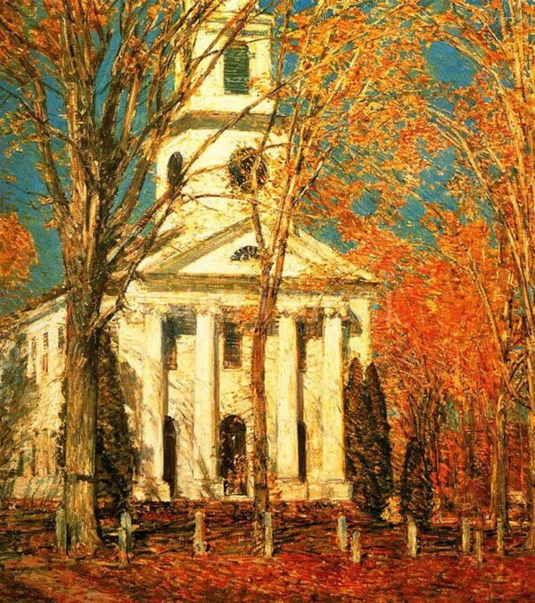 Iglesia en Old Lyme – Childe Hassam Childe Hassam 2024-11-21