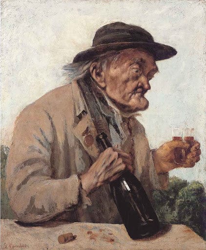 Viejo hombre con una copa de vino – Gustave Courbet Gustave Courbet 2024-11-21