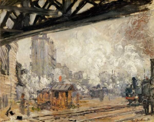 La Gare Saint-Lazare, vista exterior de Claude Monet Claude Monet 2024-11-21