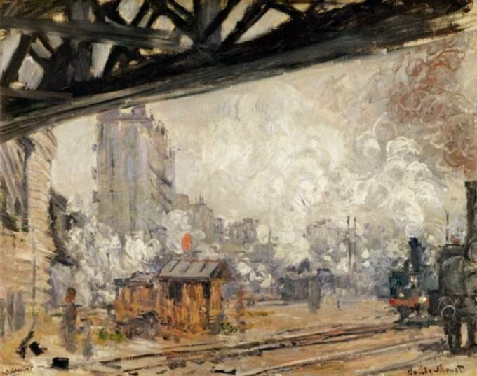 La Gare Saint-Lazare, vista exterior de Claude Monet Claude Monet 2024-09-19