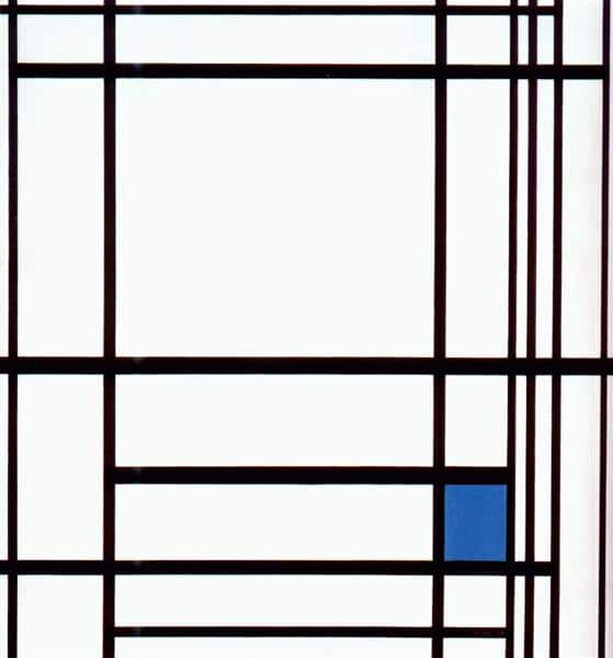 Composición con azul – Mondrian Piet Mondrian 2024-11-21