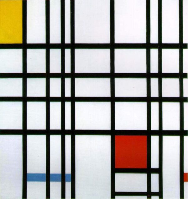 Composición con rojo, amarillo y azul – Mondrian Piet Mondrian 2024-11-21