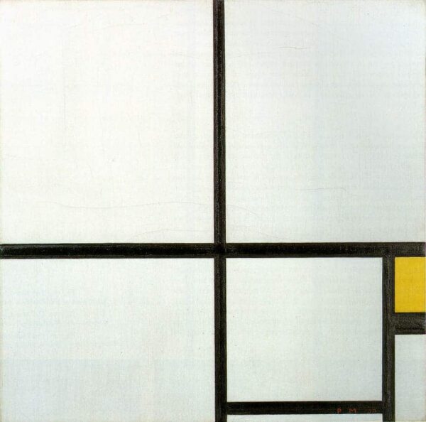 Composición con amarillo – Mondrian Piet Mondrian 2024-11-21