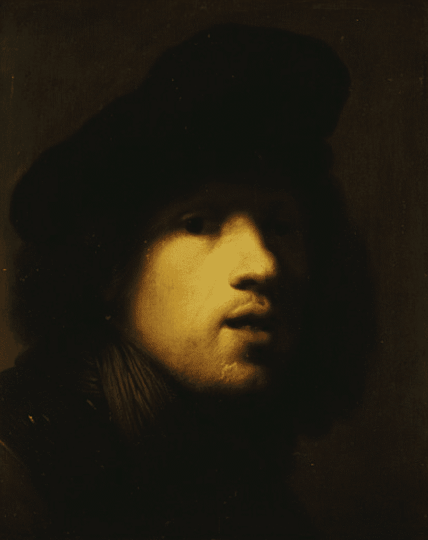 Retrato del artista, cabeza y hombros, con una boina negra y una gorguera – Rembrandt van Rijn Rembrandt van Rijn 2024-09-20