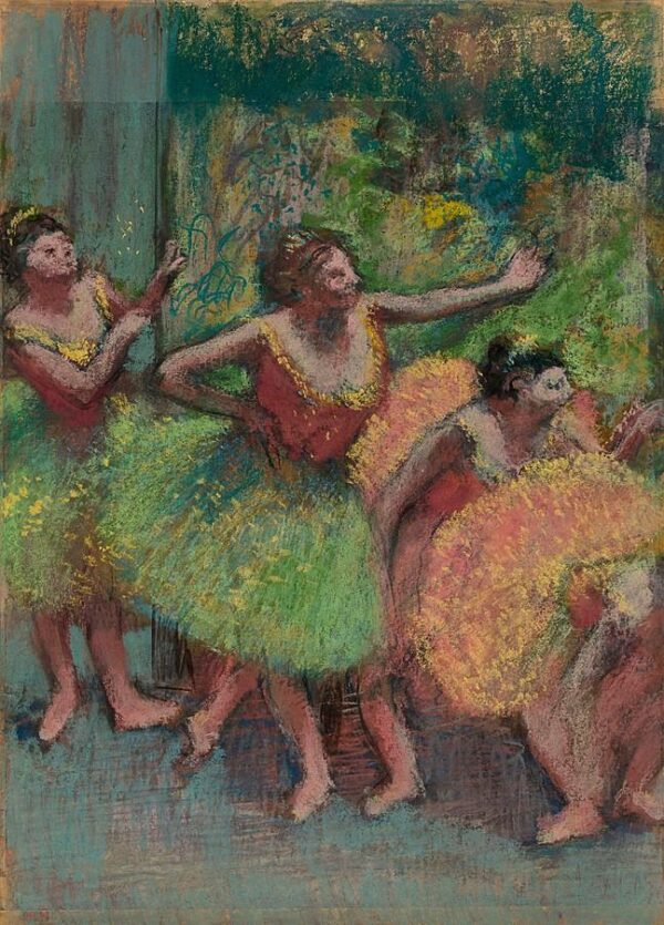 Bailarinas en amarillo y verde – Edgar Degas Edgar Degas 2024-11-21