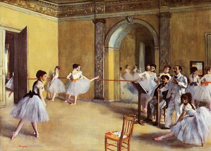 El Foyer de la danza en la Ópera de la calle Le Peletier – Edgar Degas Edgar Degas 2024-09-20