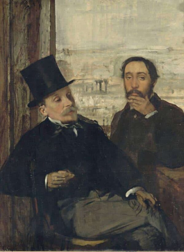 Autorretrato con Evariste de Valernes (1816-96) – Edgar Degas Edgar Degas 2024-11-21