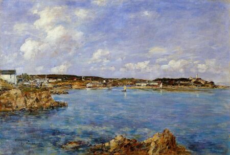 Douarnenez, la bahía, vista a la isla Tristan – Eugène Boudin Eugène Boudin 2024-12-22