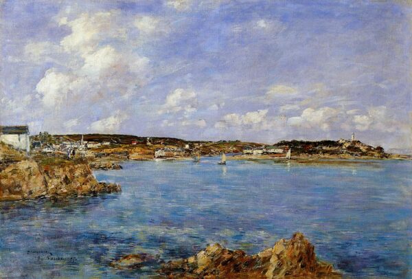 Douarnenez, la bahía, vista a la isla Tristan – Eugène Boudin Eugène Boudin 2024-11-21