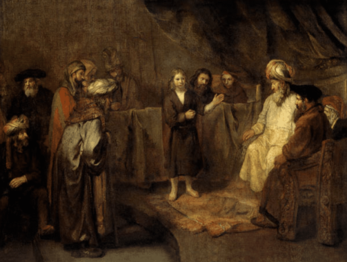 Jesús, de doce años, frente a los escribas – Rembrandt van Rijn Rembrandt van Rijn 2024-09-19