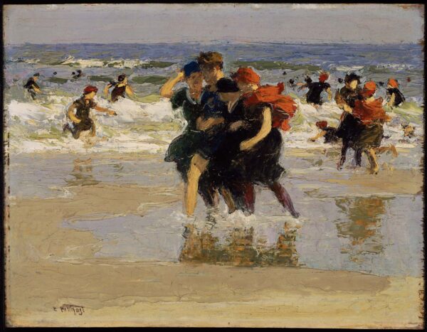 En la playa – Edward Henry Potthast Edward Henry Potthast 2024-11-21