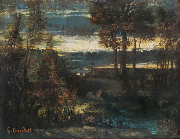 Paisaje de la tarde – Gustave Courbet Gustave Courbet 2024-11-21