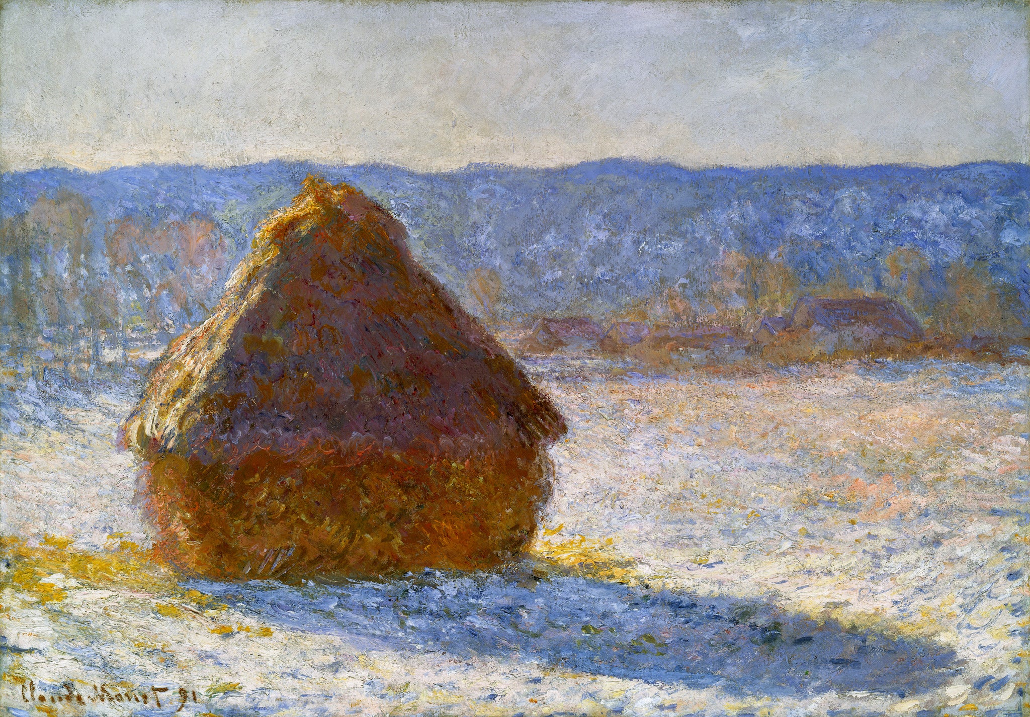 Meule, efecto de nieve, por la mañana – Claude Monet Claude Monet 2024-09-20 2