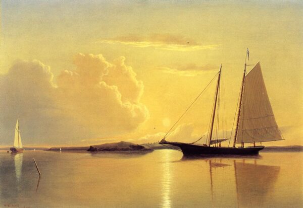 Goleta en el puerto de Fairhaven, amanecer, 1859 – William Bradford William Bradford 2024-12-22