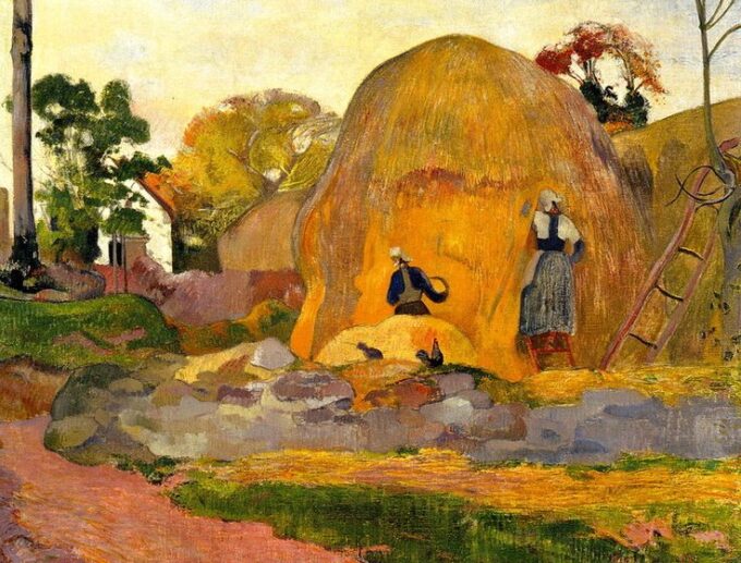 La pila de heno amarillo o la cosecha rubia – Paul Gauguin Paul Gauguin 2024-09-20