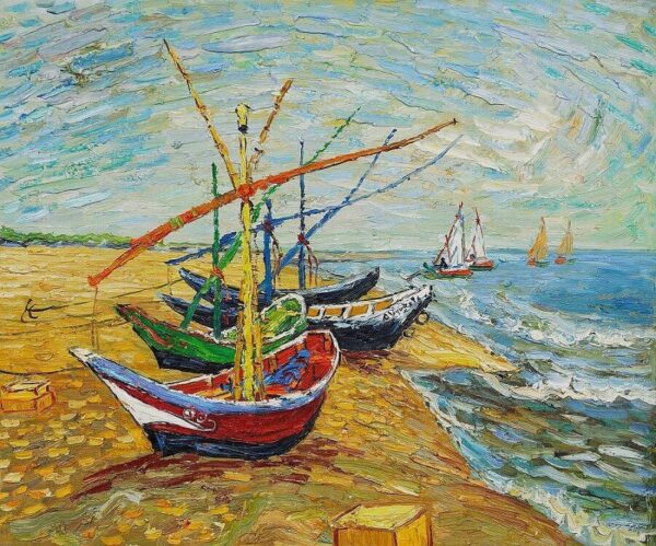 Barcas en Saintes-Maries – Van Gogh Vincent Van Gogh 2024-11-21