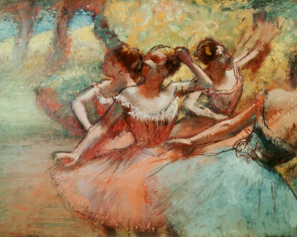 Cuatro bailarinas en el escenario – Edgar Degas Edgar Degas 2024-09-20