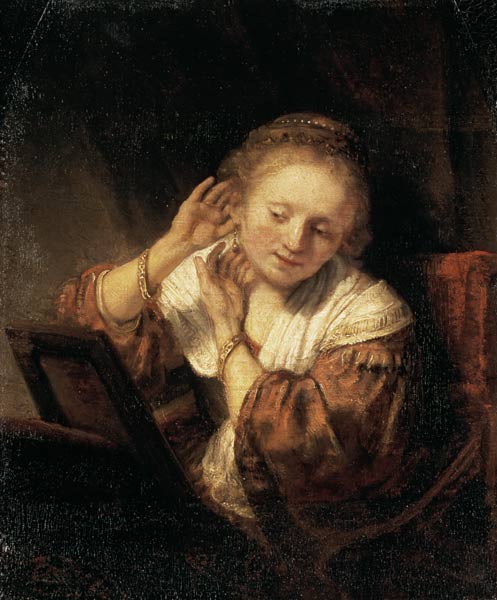 Rembrandt, Mujer con pendientes – Rembrandt van Rijn Rembrandt van Rijn 2024-09-19