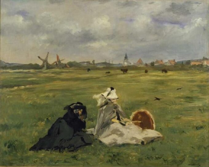 Mujer y madre del artista en un prado – Edouard Manet Édouard Manet 2024-09-20