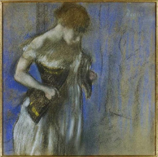 Mujer atando su corsé – Edgar Degas Edgar Degas 2024-09-20