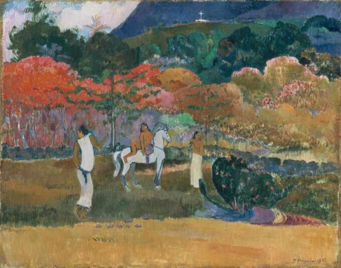 Las mujeres y un caballo blanco – Paul Gauguin Paul Gauguin 2024-09-20