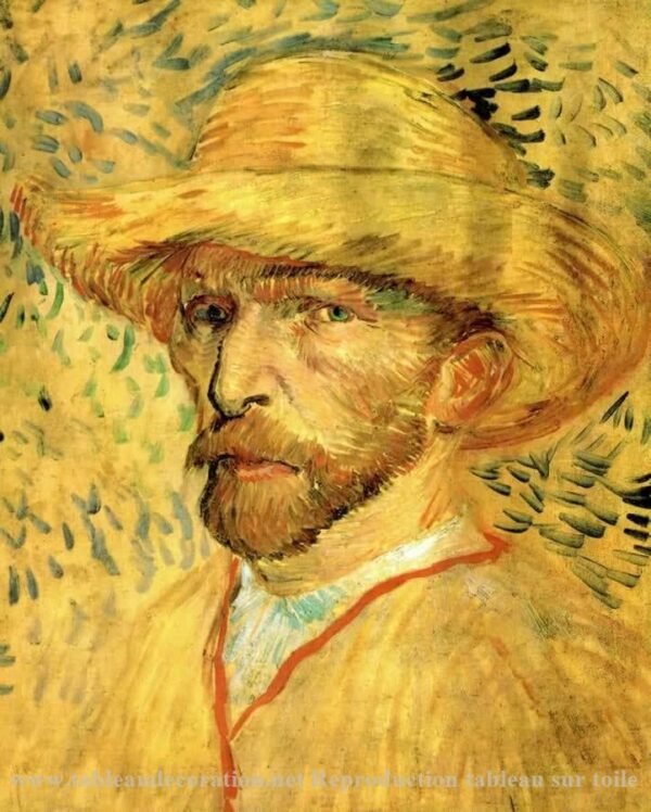 Autorretrato con sombrero de paja – Van Gogh Autorretrato Vincent Van Gogh 2024-11-21